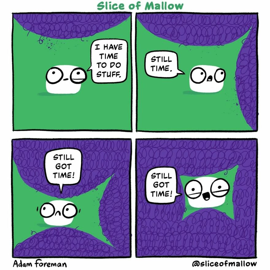 Artist Brings Marshmallows To Life In Very Fun And Relatable Comics