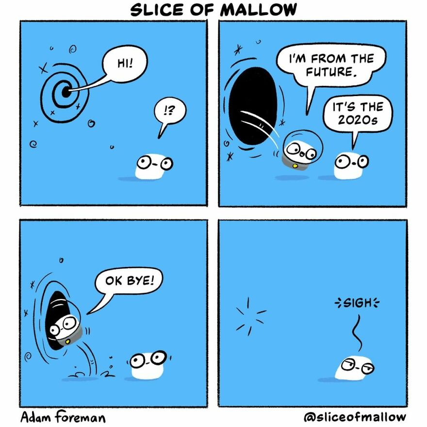 Artist Brings Marshmallows To Life In Very Fun And Relatable Comics