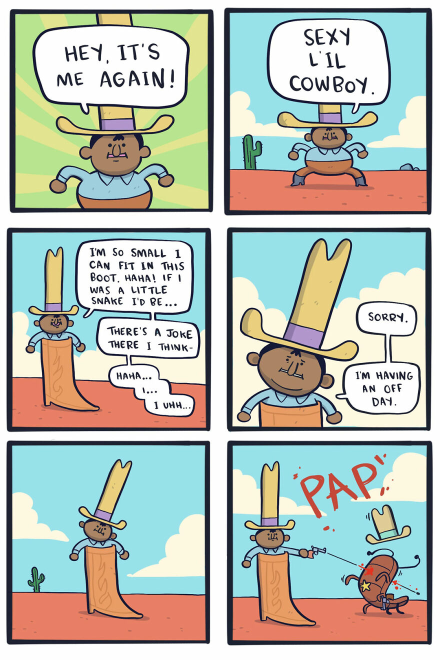 Artist Shows In Hilarious Comics The Absurdity Of Our Lives