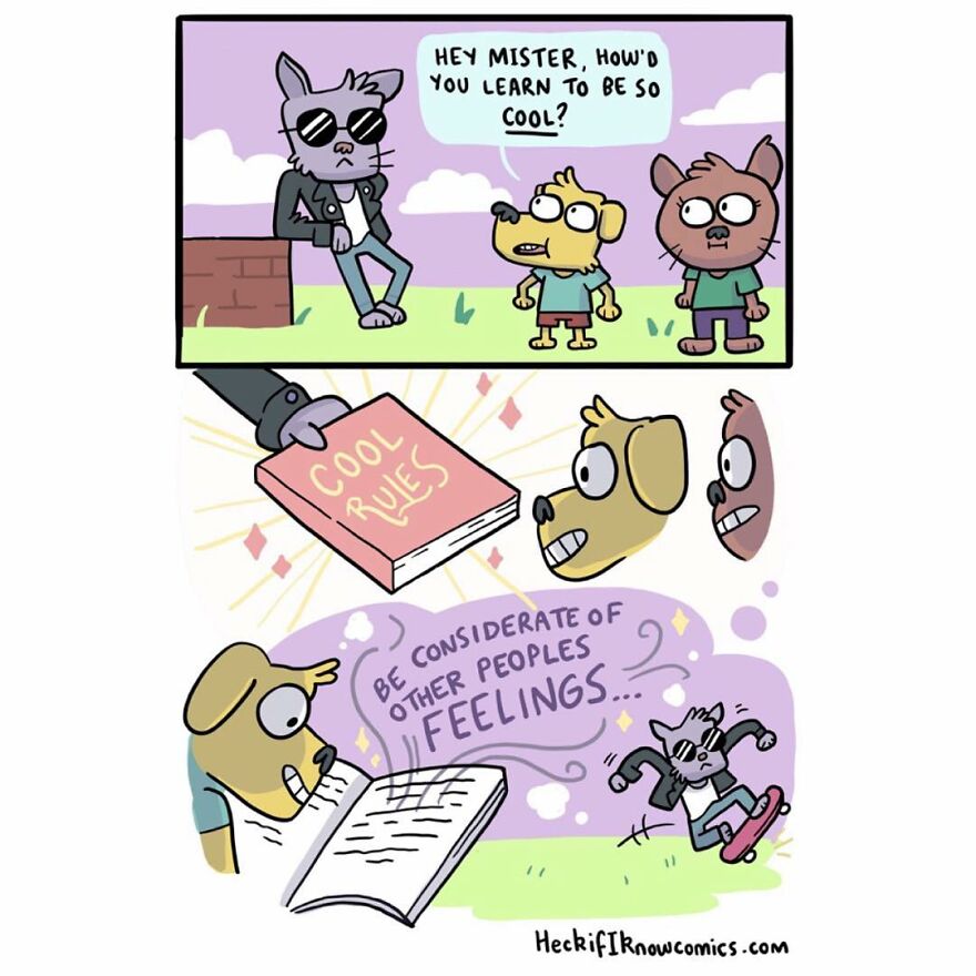 Artist Shows In Hilarious Comics The Absurdity Of Our Lives