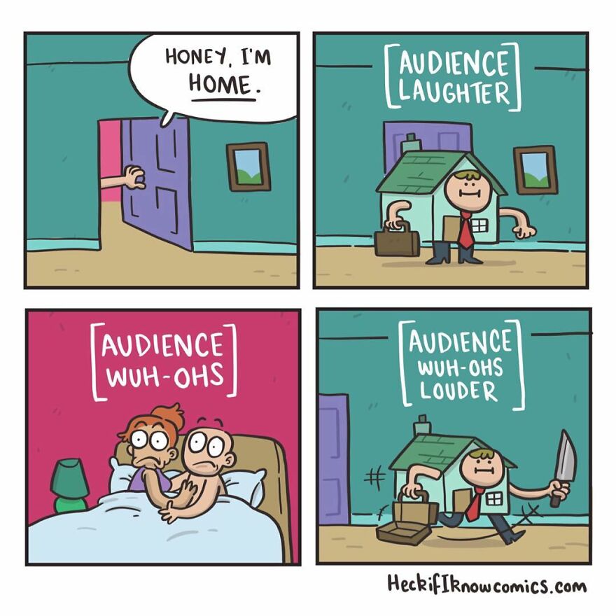 Artist Shows In Hilarious Comics The Absurdity Of Our Lives