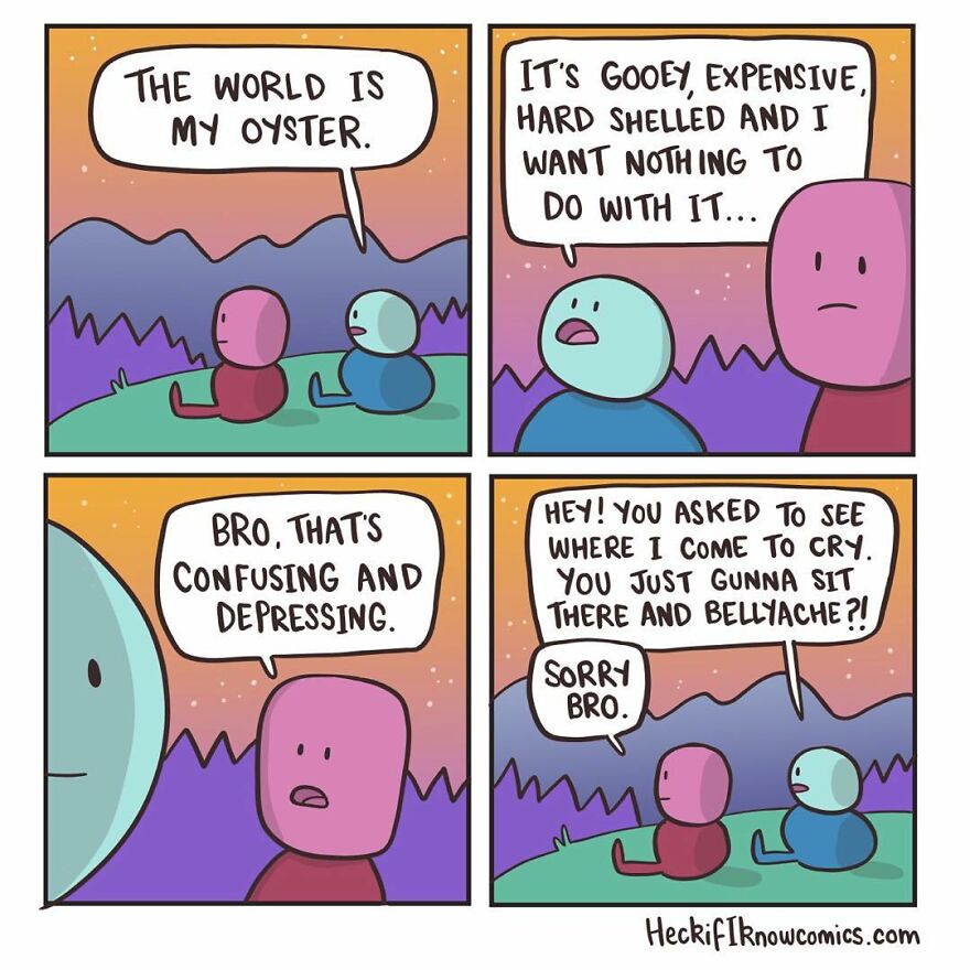 Artist Shows In Hilarious Comics The Absurdity Of Our Lives