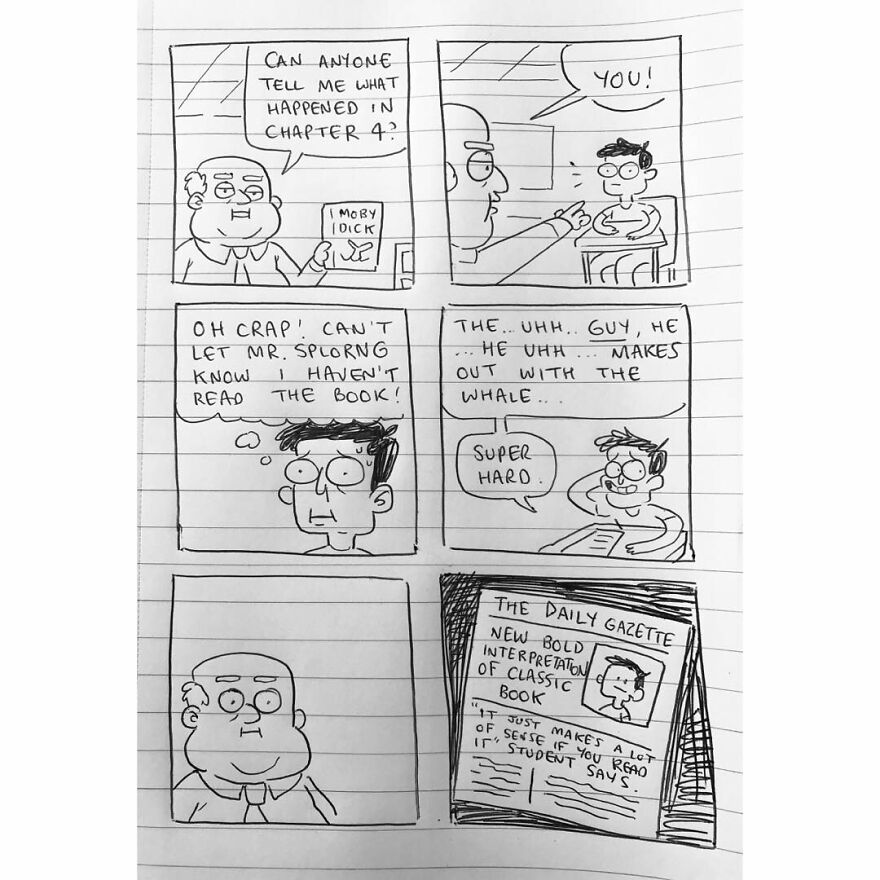 Artist Shows In Hilarious Comics The Absurdity Of Our Lives