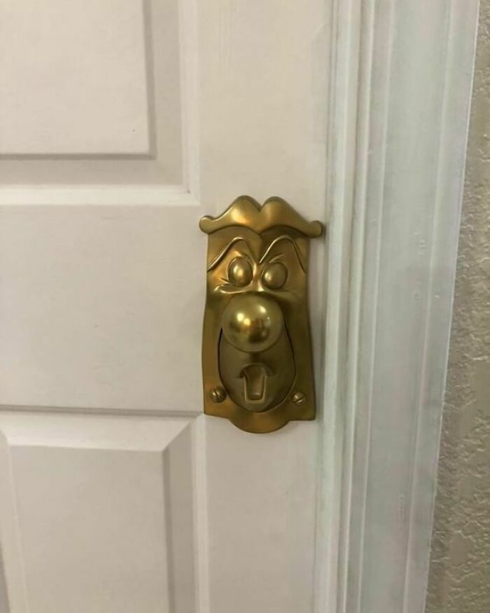 "Alive In Wonderland Door Knob For My New Office, Acquired Recently From A Prop Maker"