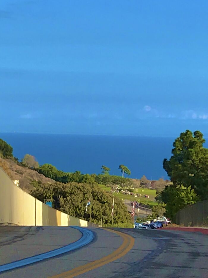 On The Street I For Of My House In Malibu, California