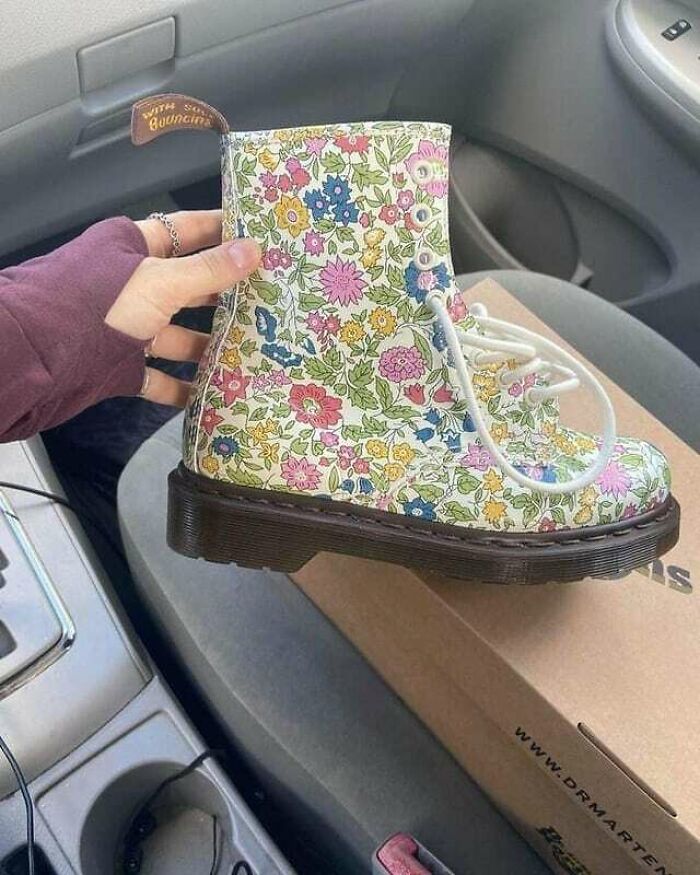 "Brand New Dr. Martens In The Box With Tags. $25. Got Them Off Of Facebook Marketplace From A Girl Who Just Didn’t Want Them. They Are Amazing And I Am Speechless"