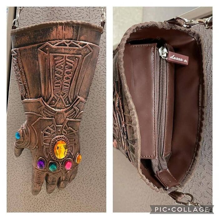 "A Guy At Work Bought This Thinking It Was A Glove. Neither His Wife Or Niece Wanted It So I Told Him To Bring It In. I Have Had More Comments On This Purse Than Anything. Best $5 Spent"