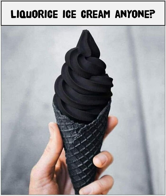 When You Don’t Like Black Ice Cream