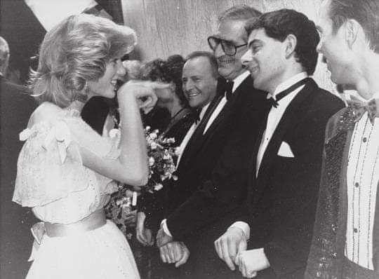 “You!” – Princess Diana Meets Comedian Rowan Atkinson In 1984