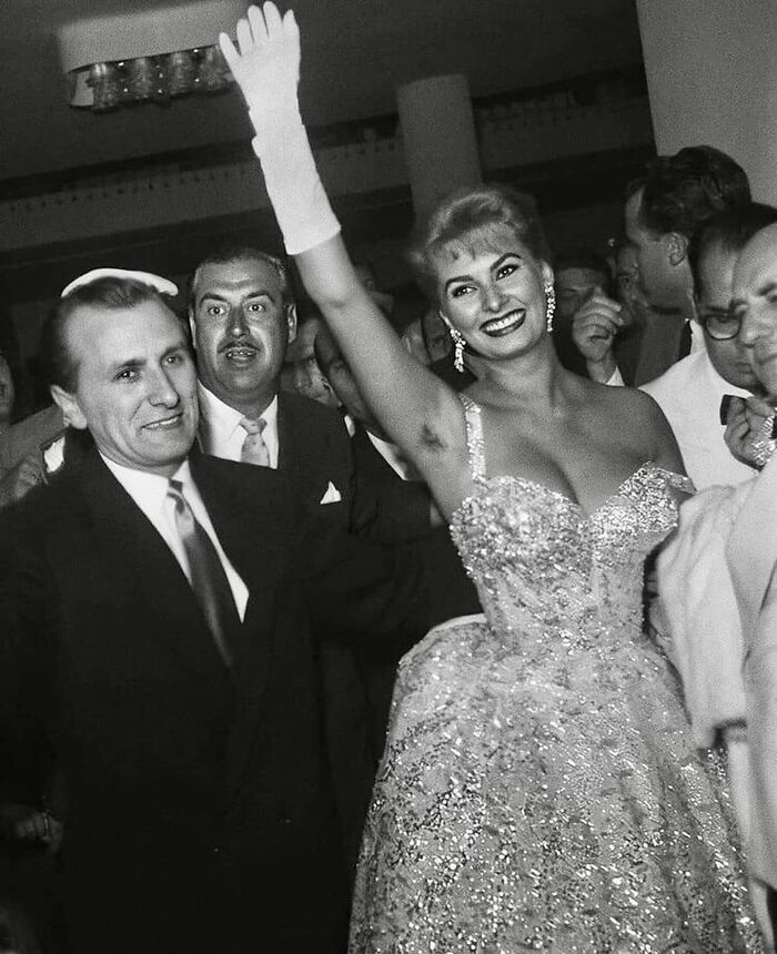 Sophia Loren Attending The 1955 Venice Film Festival