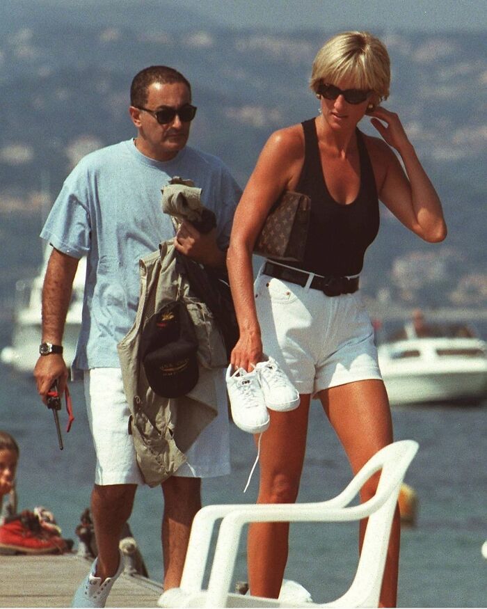 Princess Diana In St Tropez, 1997