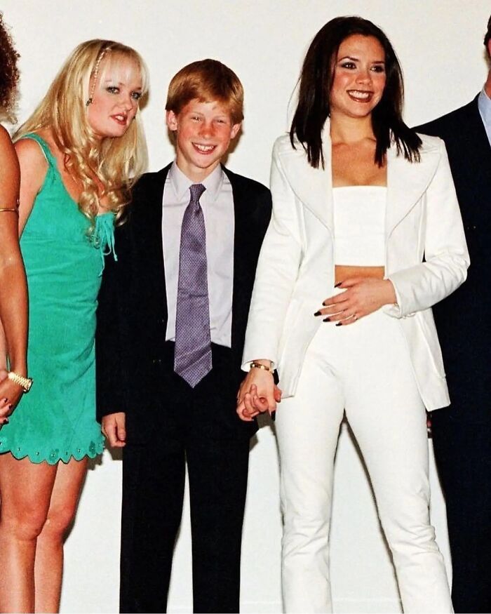 Prince Harry Meeting Spice Girls A Few Months After His Mother Lady Diana Died, 1997