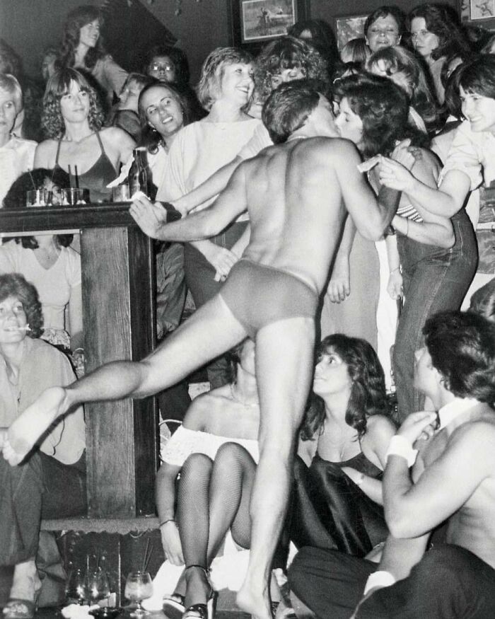 Women At The First Chippendales Club, Los Angeles, 1979