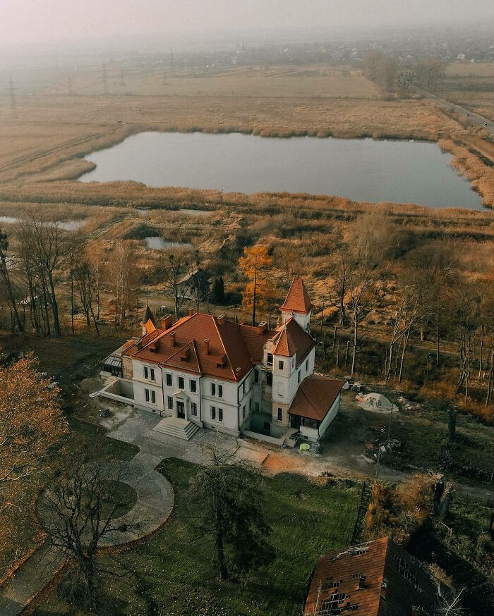 The Yablonovsky-Brunytsky Palace In Pidhirtsi Near Stryi. And This Is The First Palace In The Lviv Region, Which Is Not Restored At Public Expense