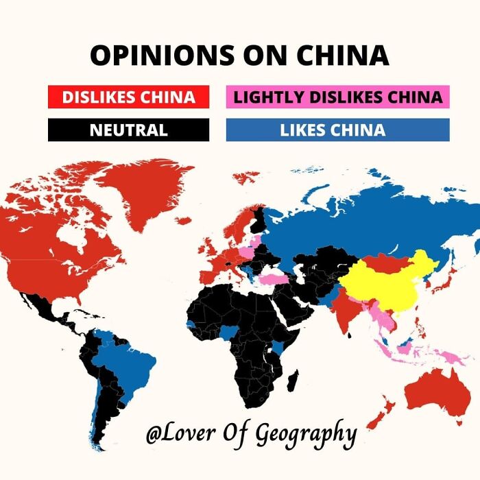 This Post Shows The Global Opinions On The Chinese Government In 2021