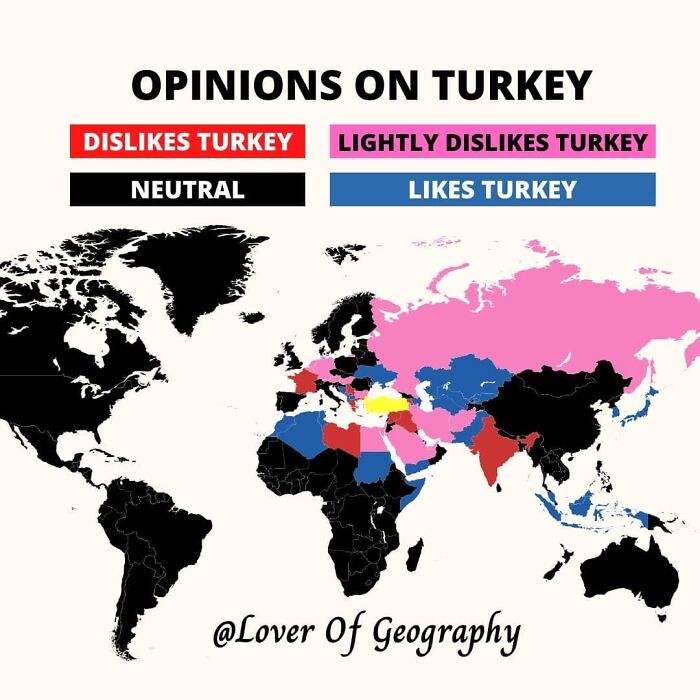 This Post Shows The Global Opinions On Turkey In 2021