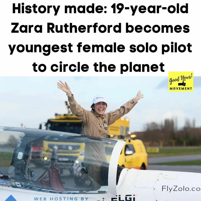 The British-Belgian Teen Landed At Kortrijk-Wevelgem Airport In Western Belgium On Thursday, Completing An Epic 41-Country Journey Flying Over 32,300 Miles—breaking 2 Guinness World Records In The Process.
she Wrote: " I’ve Been Thinking About What Aviators Like Amelia Earhart Achieved [...], I Can’t Imagine Doing What She Did. I’m Lucky Enough To Have Multiple Gps Systems, Satellite Communications And (Sometimes) Decent Weather Forecasts!"
rutherford Beat The Record Held By American Shaesta Waiz, Who Was 30 When She Circumnavigated The Globe Unaccompanied In 2017, Rutherford Also Now Holds The Title For The First Woman To Circumnavigate The World In A Microlight Aircraft. She Is Also The First Belgian To Fly Around The World Alone. Zara Was Sponsored For The Whole Trip So It Didn't Cost Anything To Her. Zara Documented Her Journey Online Which Was Met With Weather And Visa Setbacks, But Her Grit And Optimism Kept Her Going. Congratulations, @fly.zolo @zararutherford !!!!
history Made.