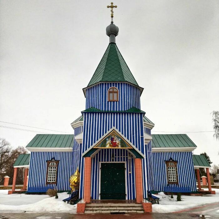 Church Of St. John The Theologian In The Village Of Kurylivka, Kharkiv Region. Built Probably In 1625 Or The End Of The XVIII Century, Rebuilt In 1836