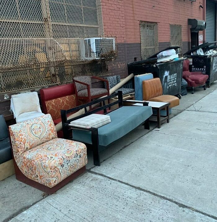 Chairs For Daysss. On Creamer And Court St In Redhook