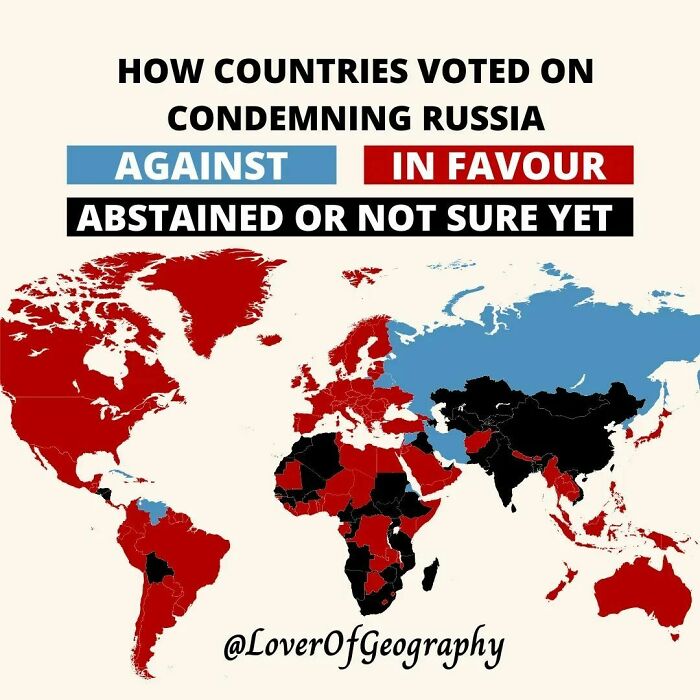 This Post Shows How Countries Voted On This Topic
