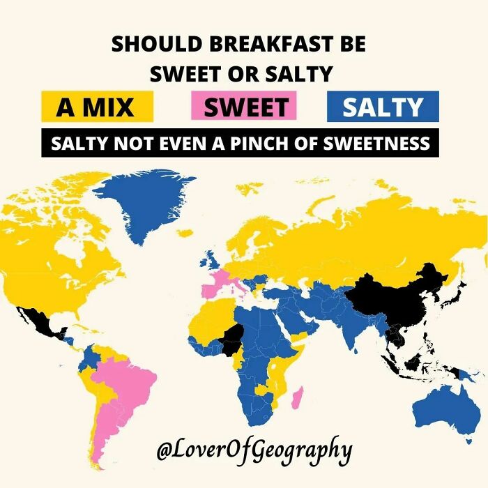 This Post Shows What Traditional Breakfasts Around The World Typically Are Sweet vs. Salty