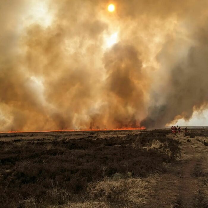 Marsden Moor Fire 23/03/22