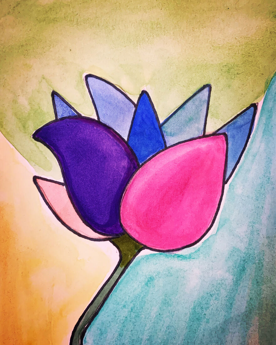 I Drew A Flower Every Day For A Year, And Here Are 40 Of My Best Works