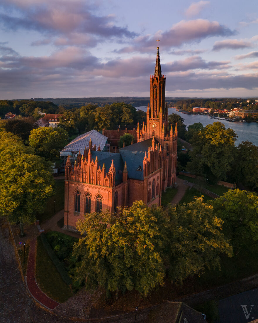 The Impressive Red Brick Church Of Malchow (Germany)