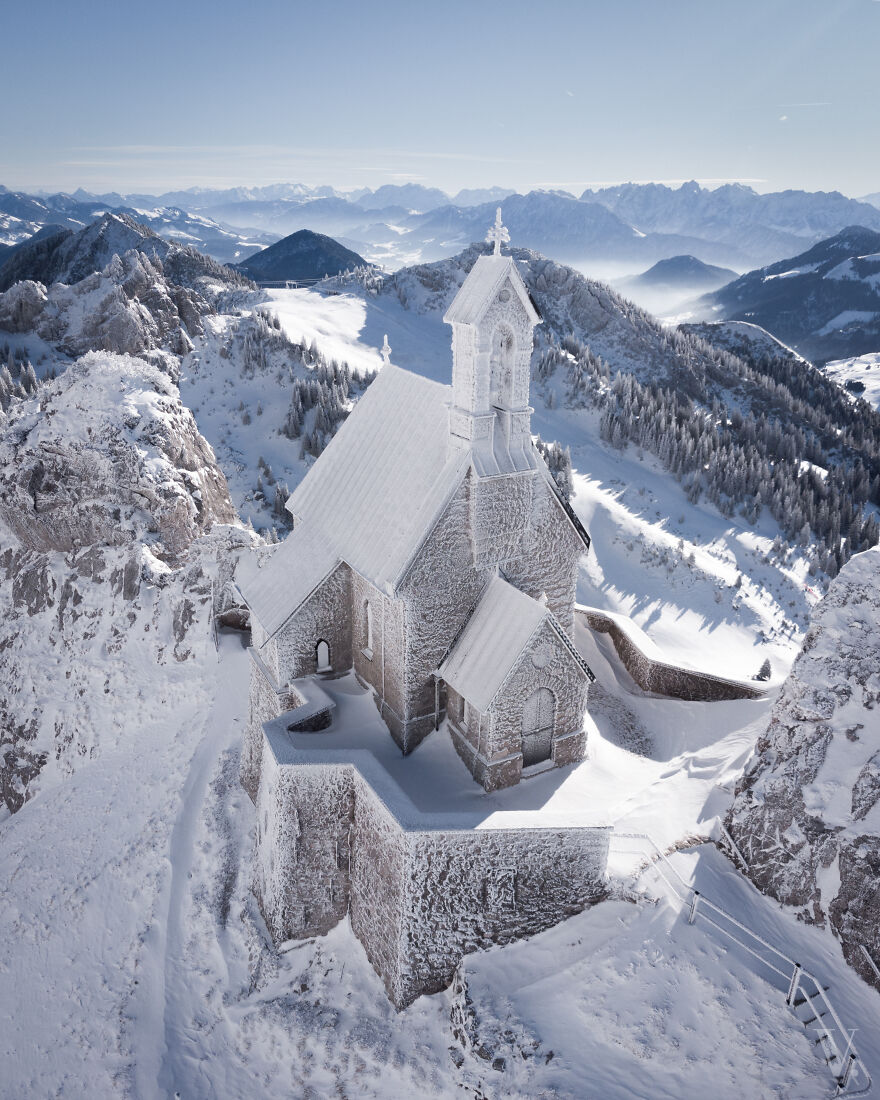 Elsa's Ice Palace In The Bavarian Alps