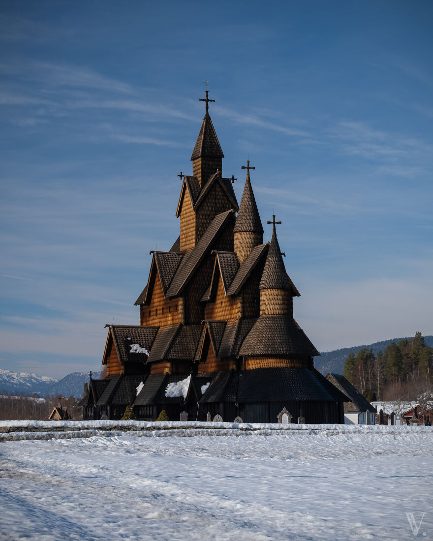 The World's Biggest Stave Church In Heddal, Norway