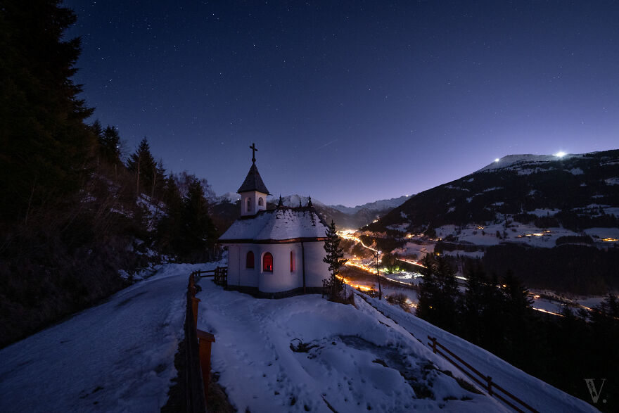 This Is A Wonderfully Located Chapel In The Gasteiner Valley (Austria)