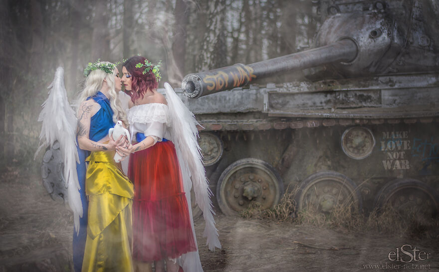 "Make Love Not War": Our Photoshoot Is A Wish For This World