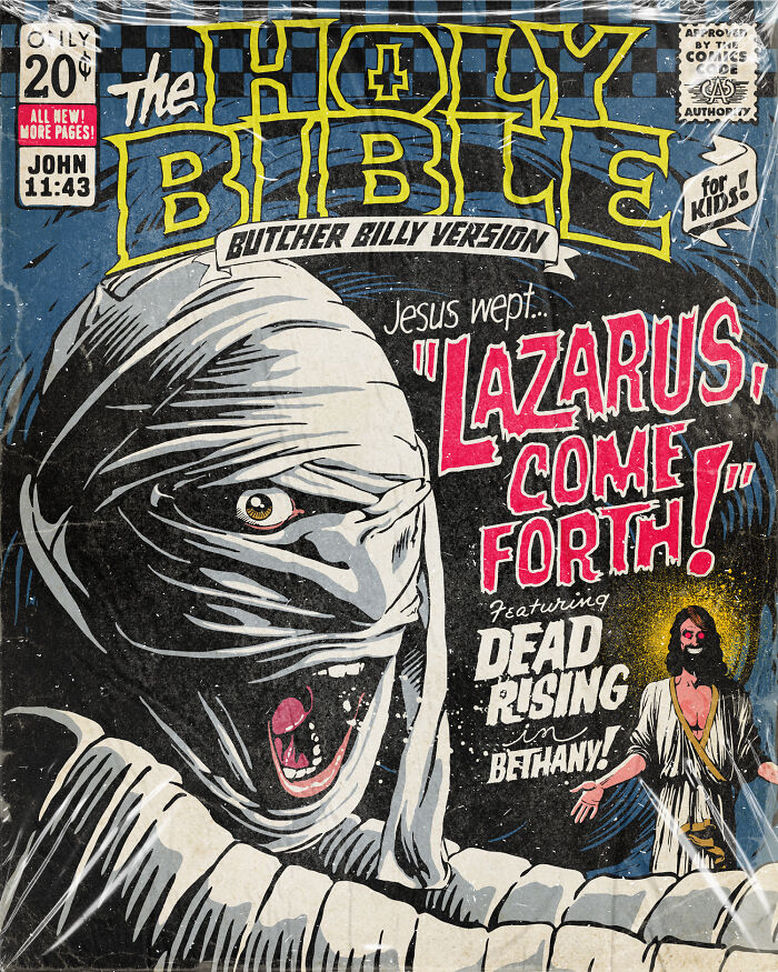 Here Are 21 Of The Creepiest Bible Stories As Vintage Comic Books For Kids