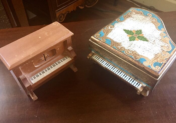 My (Growing) Collection Of Antique Piano Music Boxes! I’m A Pianist :p