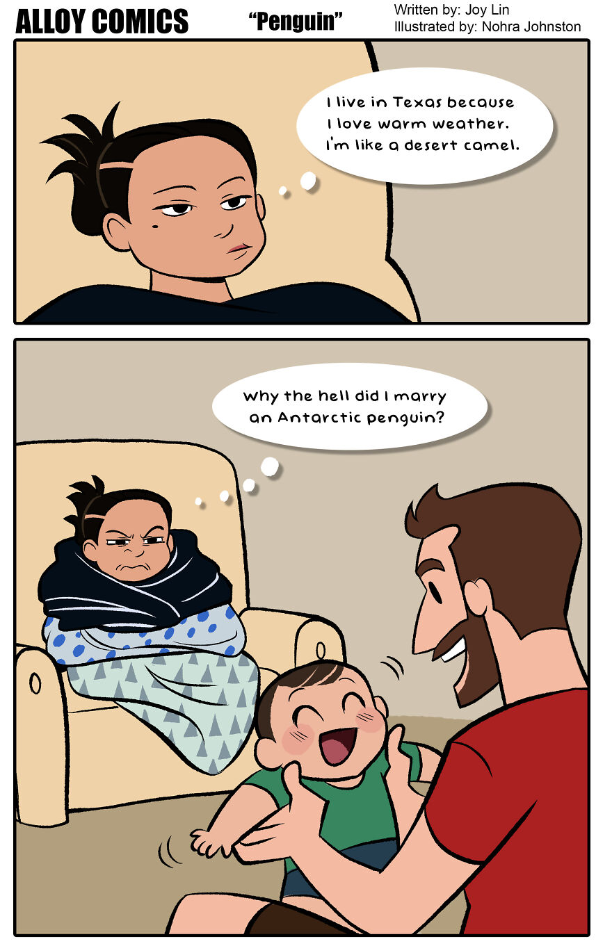 I Capture My Marriage And Parenting Problems In 50 Honest Comics (New Pics)