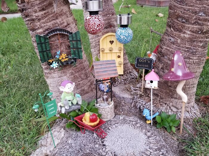 I Created A Mini Gnome Garden With Monthly Themes For My Bunny I Created A Mini Gnome Garden With Monthly Themes For My Bunny