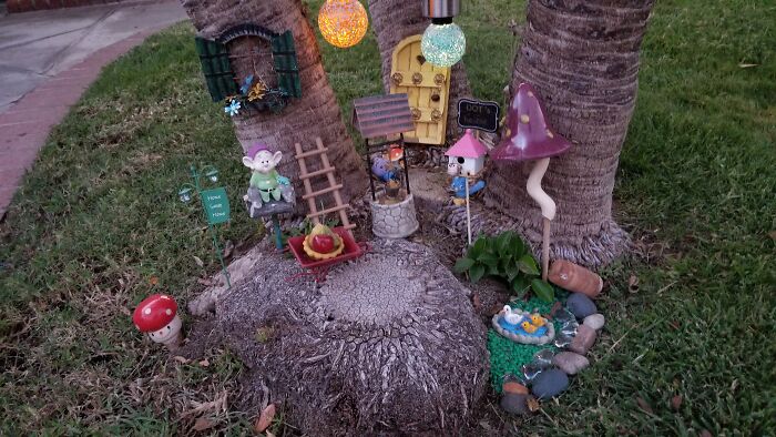 I Created A Mini Gnome Garden With Monthly Themes For My Bunny I Created A Mini Gnome Garden With Monthly Themes For My Bunny