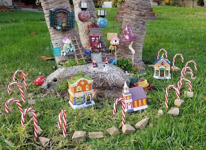 I Created A Mini Gnome Garden With Monthly Themes For My Bunny I Created A Mini Gnome Garden With Monthly Themes For My Bunny