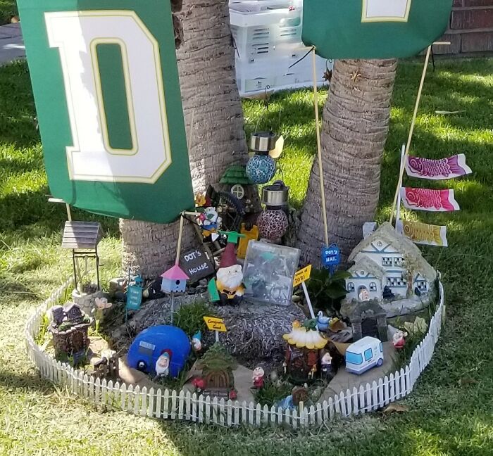 I Created A Mini Gnome Garden With Monthly Themes For My Bunny I Created A Mini Gnome Garden With Monthly Themes For My Bunny