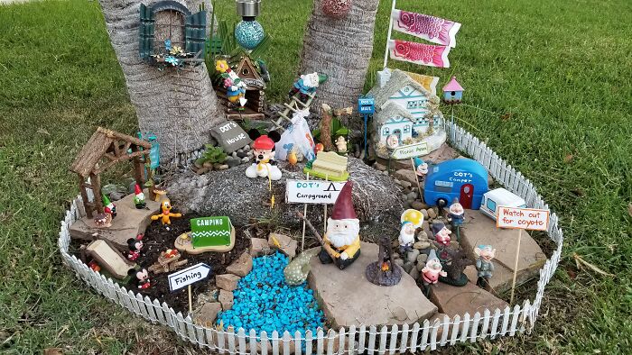 I Created A Mini Gnome Garden With Monthly Themes For My Bunny