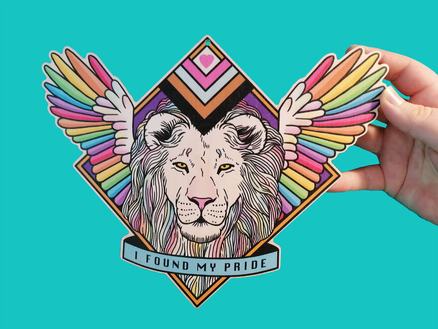 Lgbt+ Pride Wooden Wall Hanging!