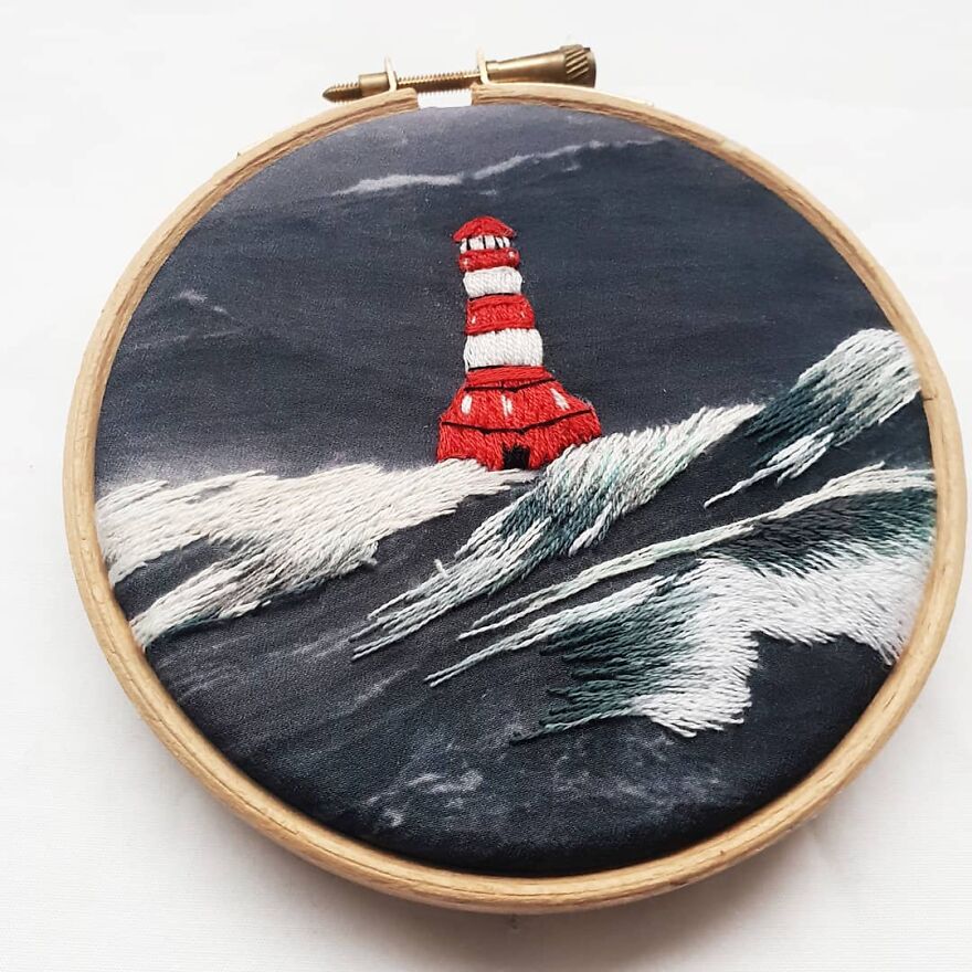 I Mix Embroidery With Printed Fabrics