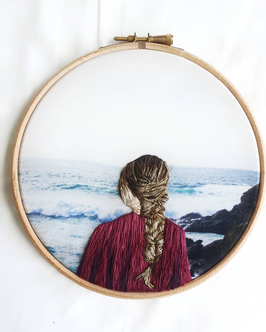 I Mix Embroidery With Printed Fabrics