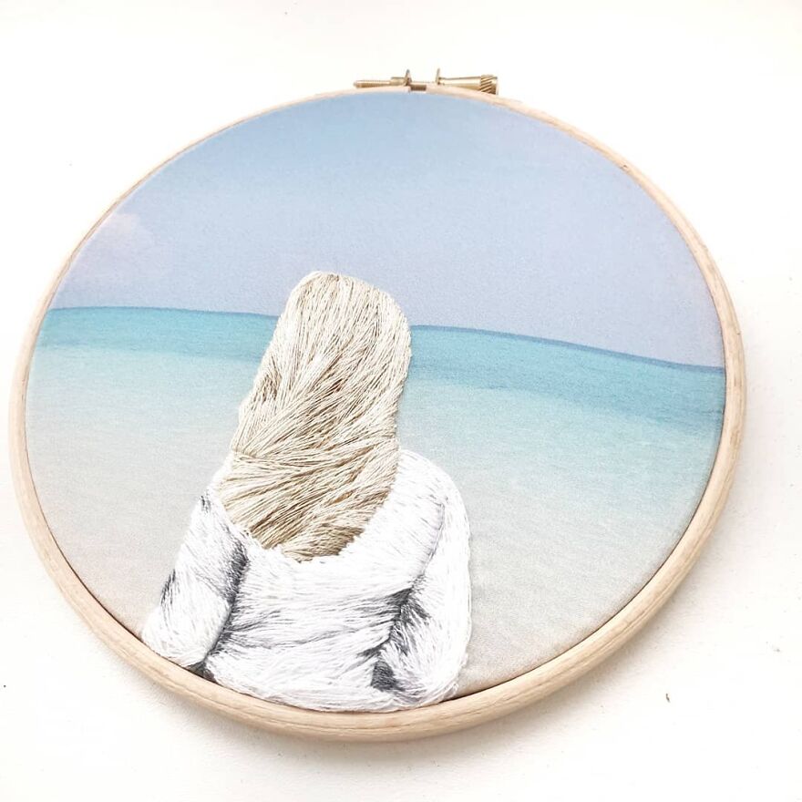 I Mix Embroidery With Printed Fabrics