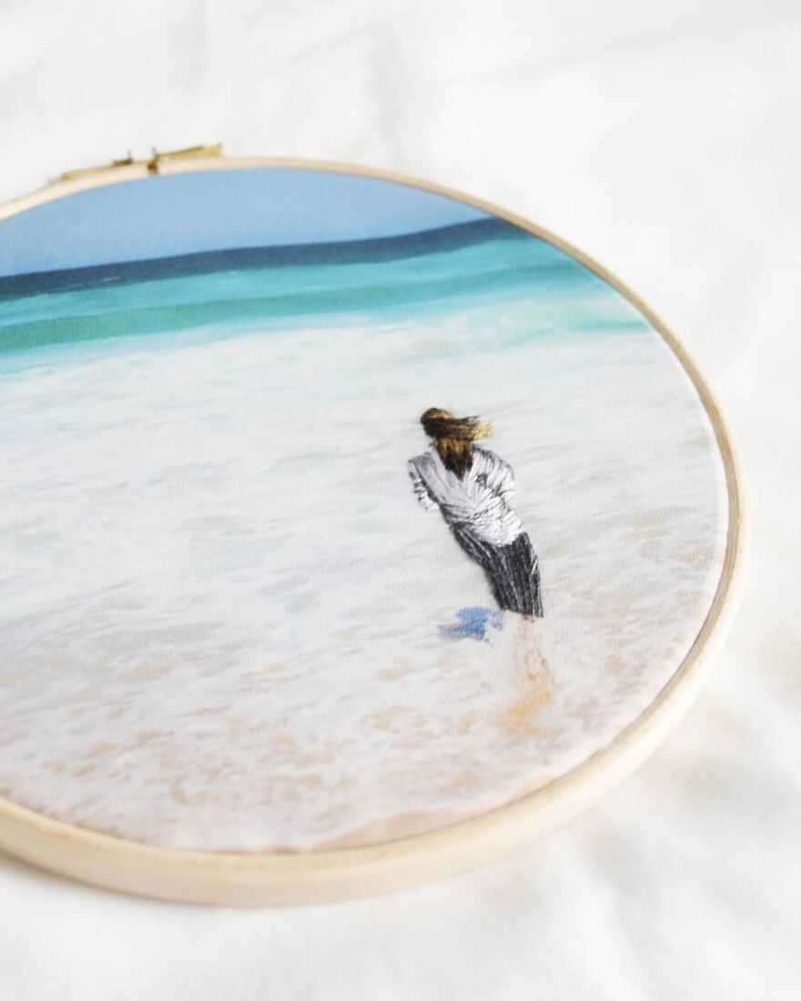 I Mix Embroidery With Printed Fabrics