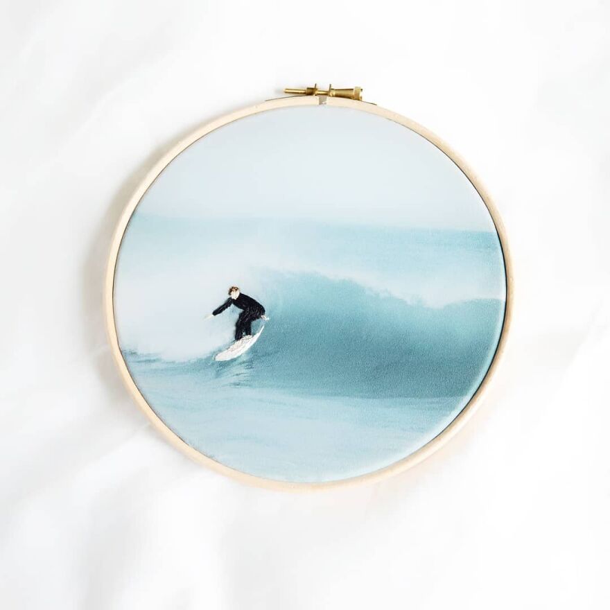 I Mix Embroidery With Printed Fabrics