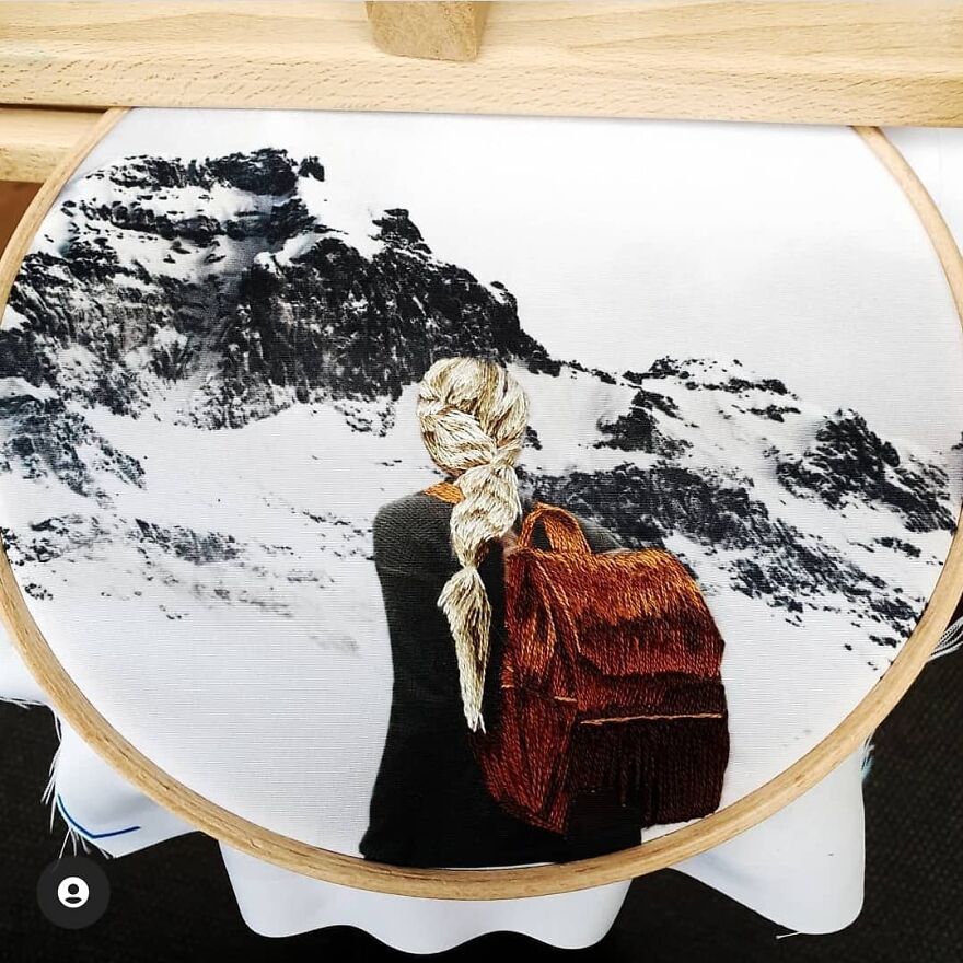 I Mix Embroidery With Printed Fabrics