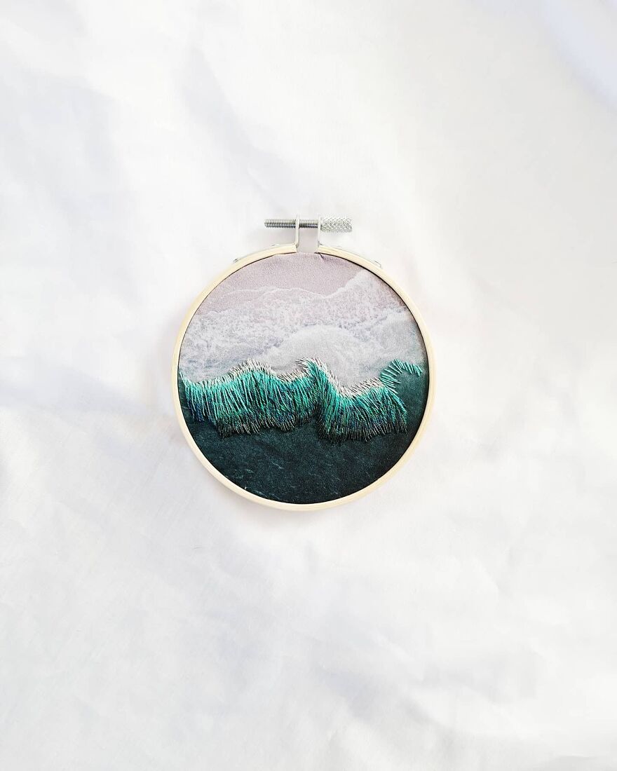 I Mix Embroidery With Printed Fabrics