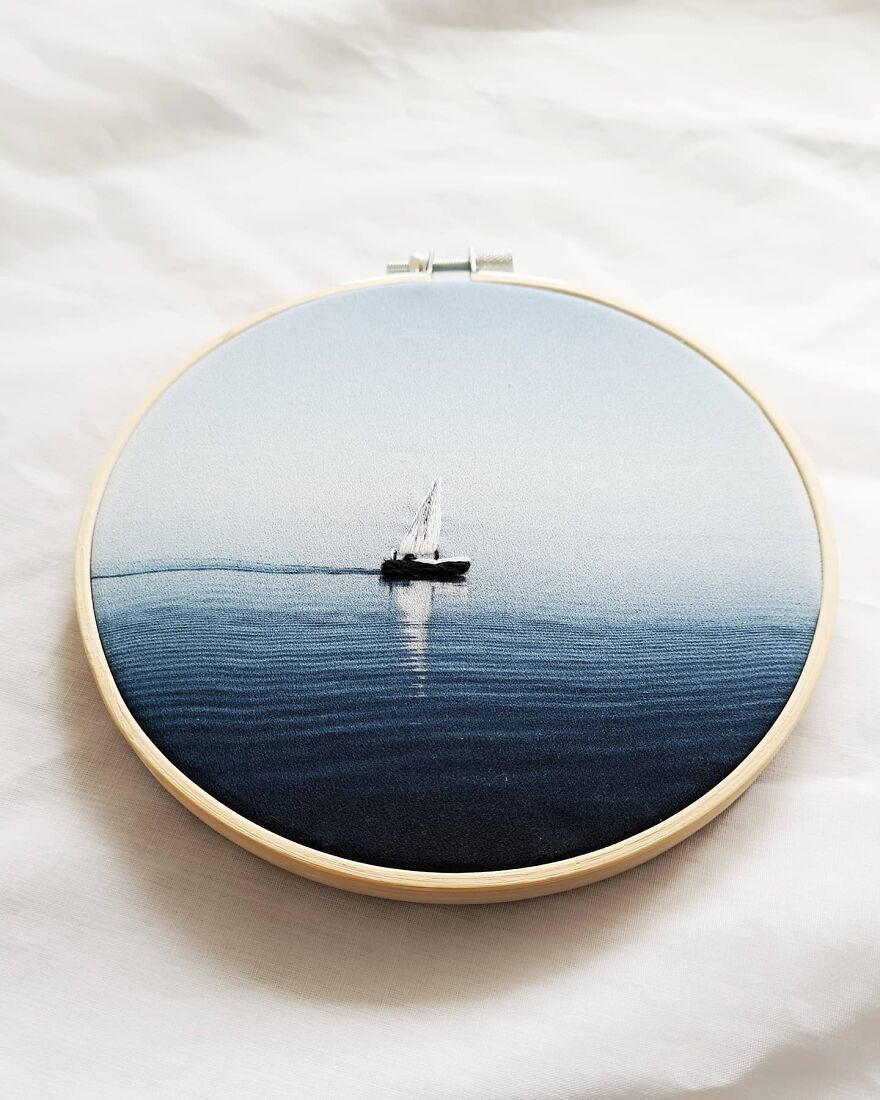 I Mix Embroidery With Printed Fabrics