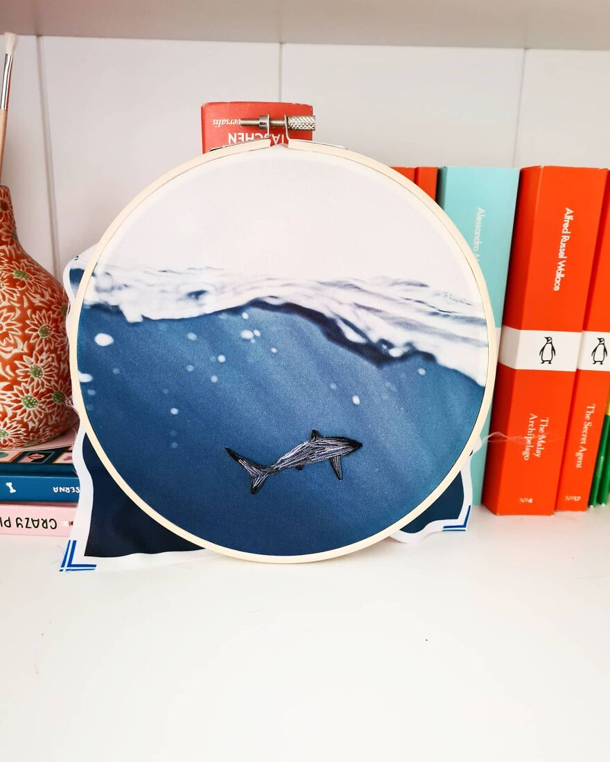 I Mix Embroidery With Printed Fabrics